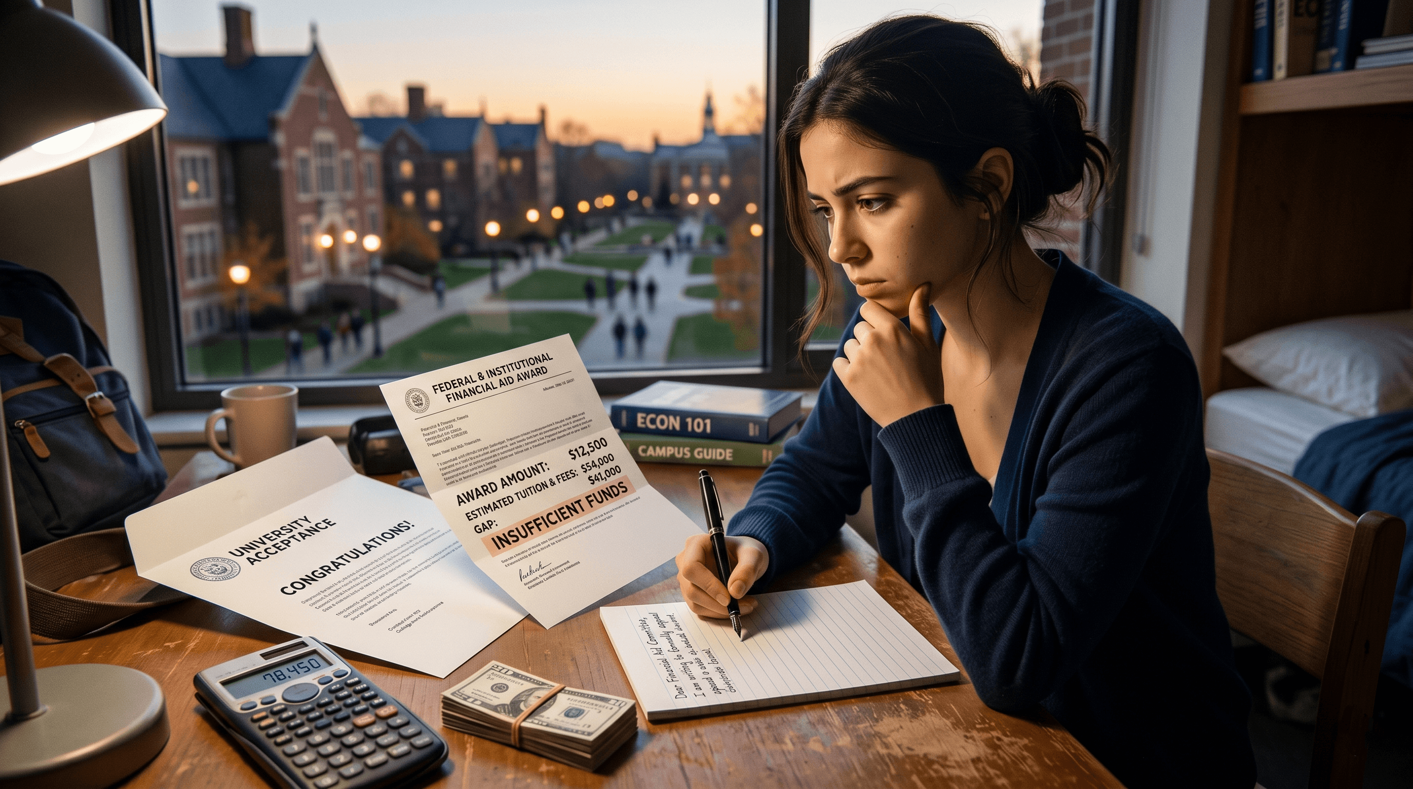 Your Financial Aid Letter Arrived and It's Not Enough. Now What?